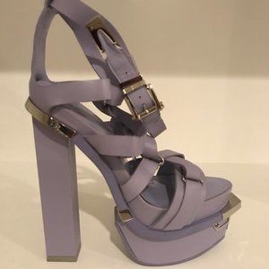 Brand New Versace Womens Leather Platform Pumps